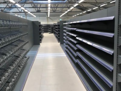 VVN team leverte leveringsutstyr og monteringsarbeider i den nye butikken til butikkjeden "TOP" i Sigulda.5